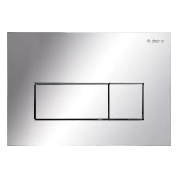 WC loputusnupp slim Deante 247x165 mm, kroom