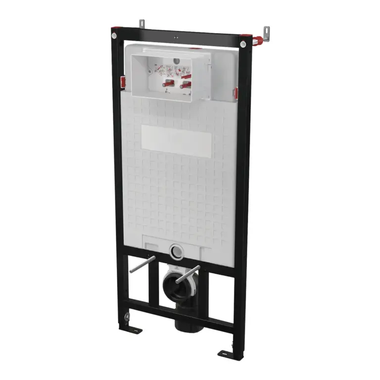 WC paigaldusraam ECO-loputusega seinapealsele WC-potile Deante 510x125x1176 mm